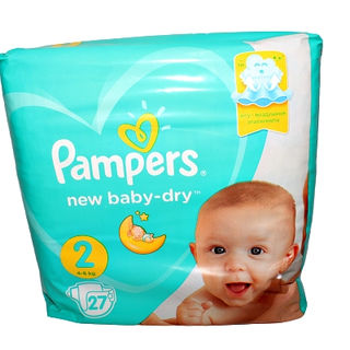 PAMPERS Подгузники New Baby-Dry Mini № 2 (4-8 кг) 27шт.